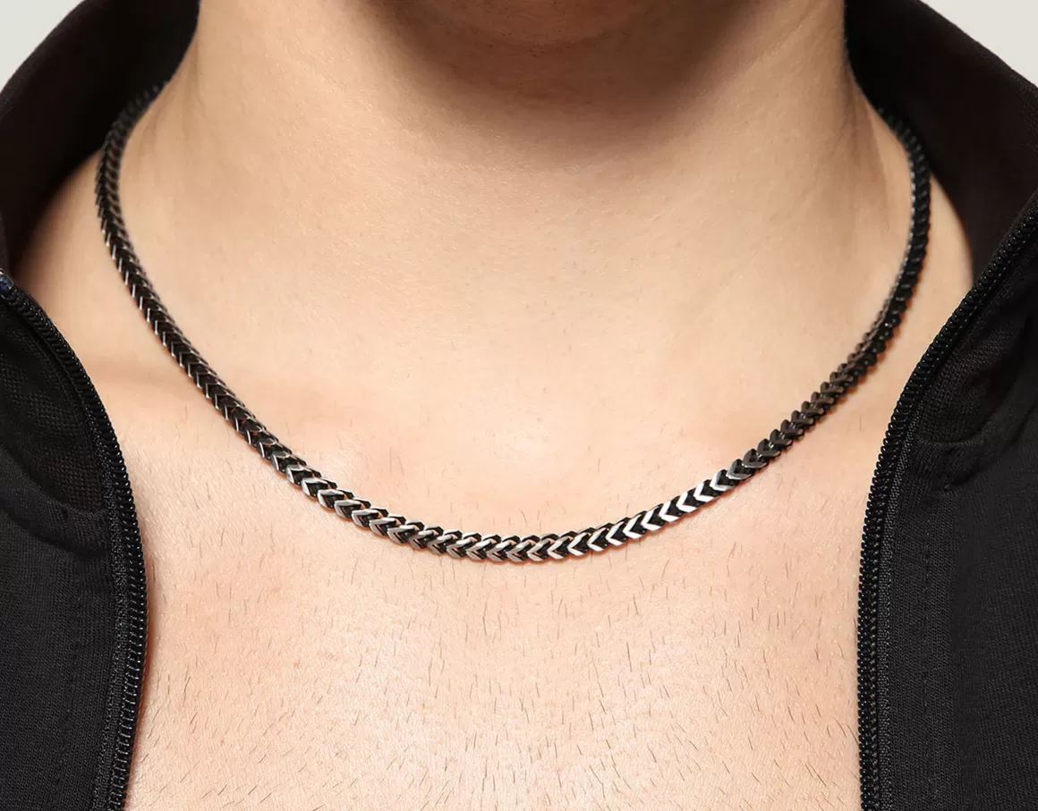 Jewellery^Bikkembergs Men's Necklace With Vintage Look And Diamond 273